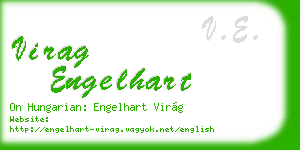 virag engelhart business card